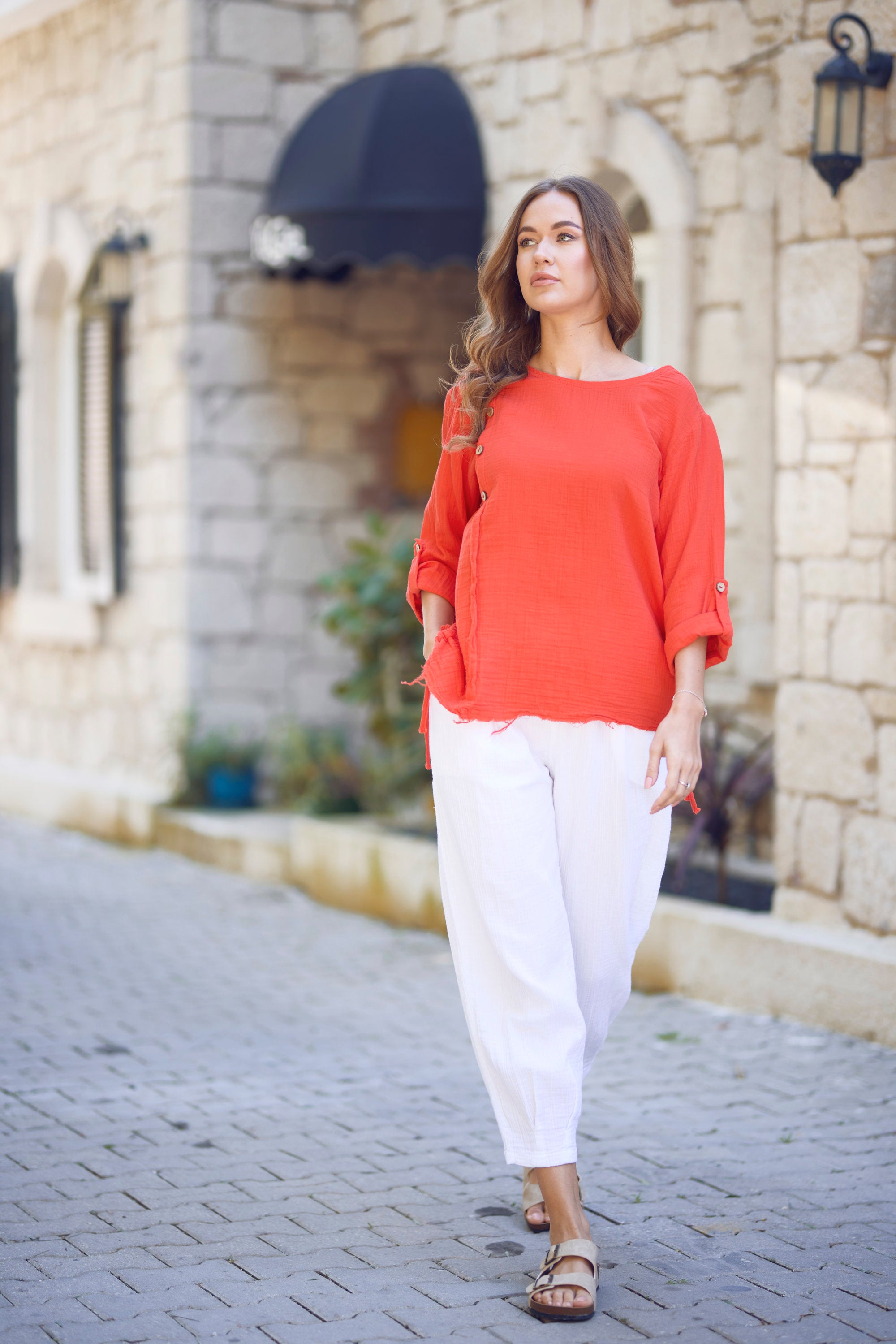 Sonbahar Müslin Bluz