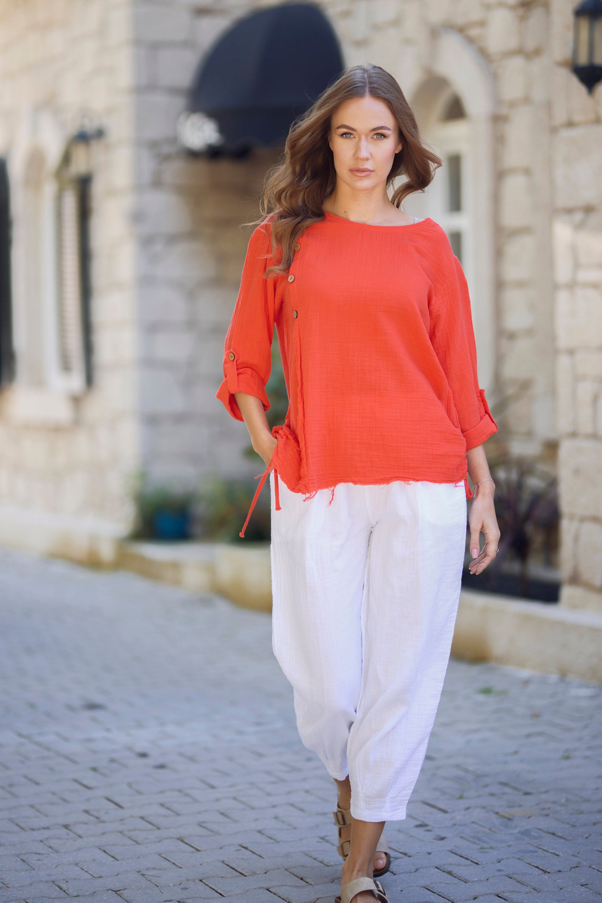 Sonbahar Müslin Bluz